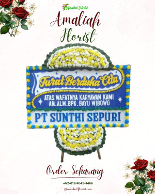 Papan Bunga Duka di Sirnaresmi