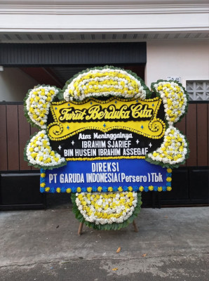 Papan Bunga Duka di Sirnaresmi